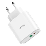 Сетевое зарядное устройство Hoco C57A 3A 2USB белое                                                 