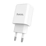 Сетевое зарядное устройство Hoco C61A Victoria 2.1A 1USB белое
