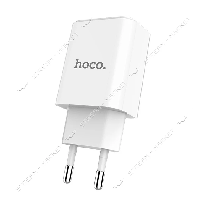 Сетевое зарядное устройство Hoco C61A Victoria 2.1A 1USB белое