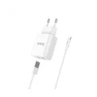Сетевое зарядное устройство Hoco C62A Victoria with 2.1A 2USB плюс кабель Micro USB белое           