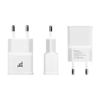 Сетевое зарядное устройство Hoco UH202 smart charger 2.1A 2USB белое                                