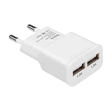 Сетевое зарядное устройство Hoco UH202 smart charger 2.1A 2USB белое