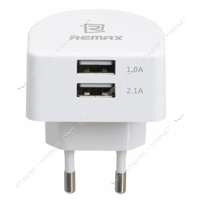 Сетевое зарядное устройство Remax Moon RMT-7188 2.1A 2USB белое