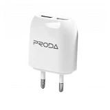 Сетевое зарядное устройство Remax Proda RP-U21 2.1A 1USB белое
