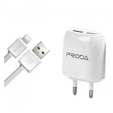Сетевое зарядное устройство Remax Proda RP-U21 2.1A 1USB белое