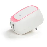 Сетевое зарядное устройство Remax RP-U23 UL EU 2.4A 2USB розовое                                    