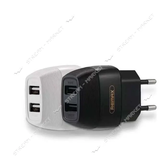Сетевое зарядное устройство Remax RP-U29 2.1A 2USB черное                                           