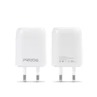 Сетевое зарядное устройство Remax RP-U11 1A 1USB плюс кабель Lightning USB белое                    