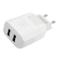 Сетевое зарядное устройство Wuw C43 2.1A 2USB белое                                                 