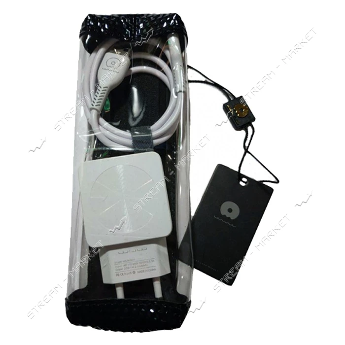 Сетевое зарядное устройство Wuw Т06 2.1A 2USB плюс кабель Lightning USB белое