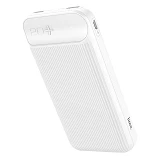 Портативное зарядное устройство Hoco J52А 2USB 20000mAh белое