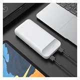 Портативное зарядное устройство Hoco J52А 2USB 20000mAh белое