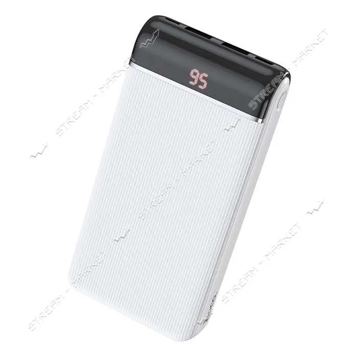 Портативное зарядное устройство Hoco J59А 2USB 20000mAh белое