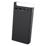 Портативное зарядное устройство Hoco J62 3USB 30000mAh черное                                       