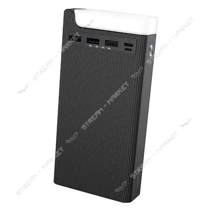 Портативное зарядное устройство Hoco J62 3USB 30000mAh черное                                       
