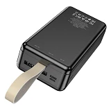 Портативное зарядное устройство Hoco J91B 2USB 30000mAh черное                                      