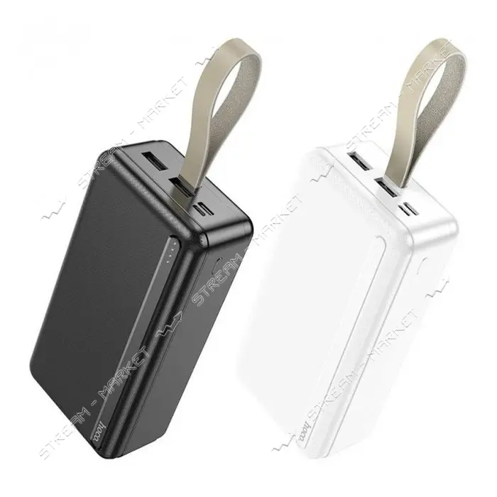 Портативное зарядное устройство Hoco J91B 2USB 30000mAh черное                                      
