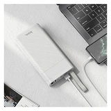 Портативное зарядное устройство Hoco J73 Powerful desk lamp 2USB 300000mAh белое
