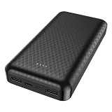 Портативное зарядное устройство Borofone BJ3А 2USB 200000mAh черное