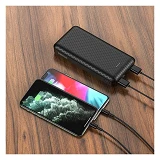 Портативное зарядное устройство Borofone BJ3А 2USB 200000mAh черное