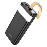 Портативное зарядное устройство Borofone BJ18 2USB 200000mAh черное