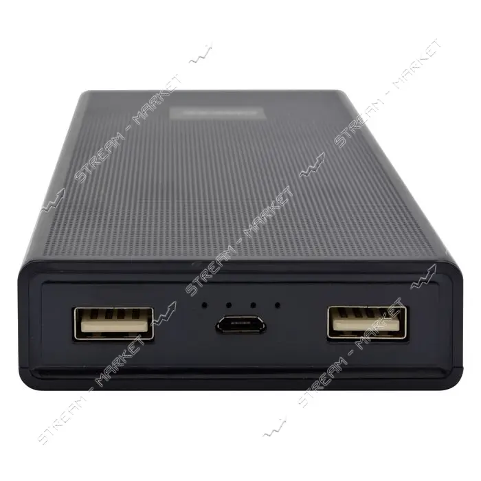 Портативное зарядное устройство Pineng 2USB 20000mAh черное