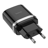 Сетевое зарядное устройство Hoco C12Q Smart QC3.0 черное                                            