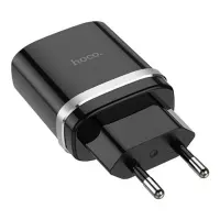 Сетевое зарядное устройство Hoco C12Q Smart QC3.0 черное                                            