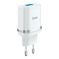 Сетевое зарядное устройство Hoco C12Q Smart QC3.0 белое                                             