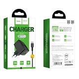 Сетевое зарядное устройство Hoco C70A Cutting-edge single port QC3.0 charger set черное