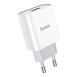 Сетевое зарядное устройство Hoco C81A Asombroso single port charger белое                           