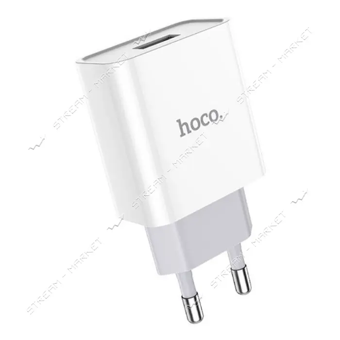 Сетевое зарядное устройство Hoco C81A Asombroso single port charger белое                           