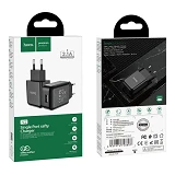 Сетевое зарядное устройство Hoco N2 Vigour single port charger черное                               
