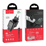 Сетевое зарядное устройство Hoco N2 Vigour single port charger Type-C черное