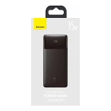Портативное зарядное устройство Baseus Bipow Digital Display 15W 2USB 10000mAh черное