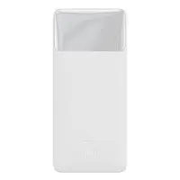 Портативное зарядное устройство Baseus Bipow Digital Display 15W 2USB 10000mAh белое                