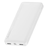 Портативное зарядное устройство Baseus Bipow Digital Display 15W 2USB 10000mAh белое