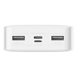 Портативное зарядное устройство Baseus Bipow Digital Display 15W 2USB 20000mAh белое