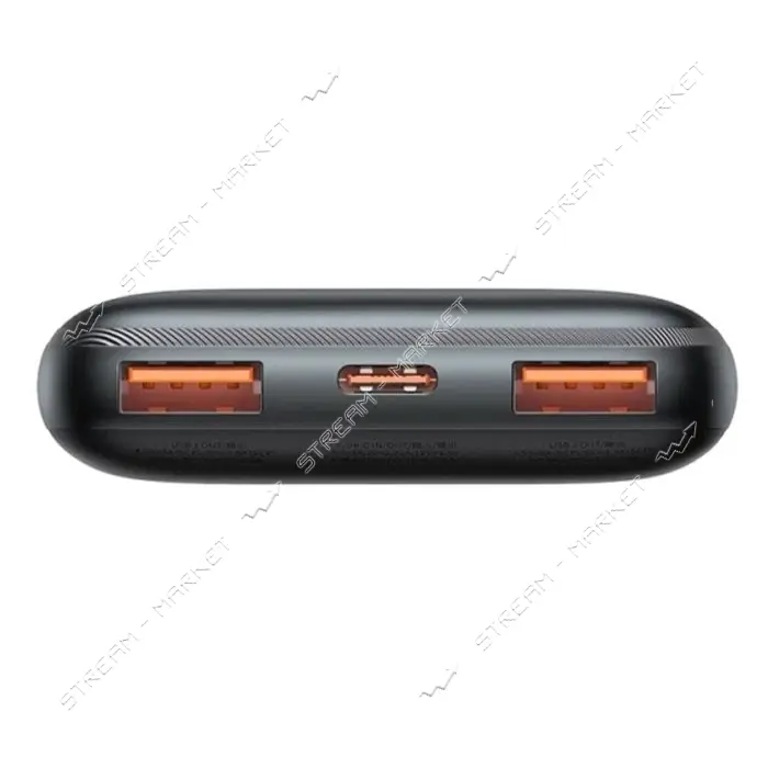 Портативное зарядное устройство Baseus Bipow Digital Display Fast 20W 2USB 10000mAh черное