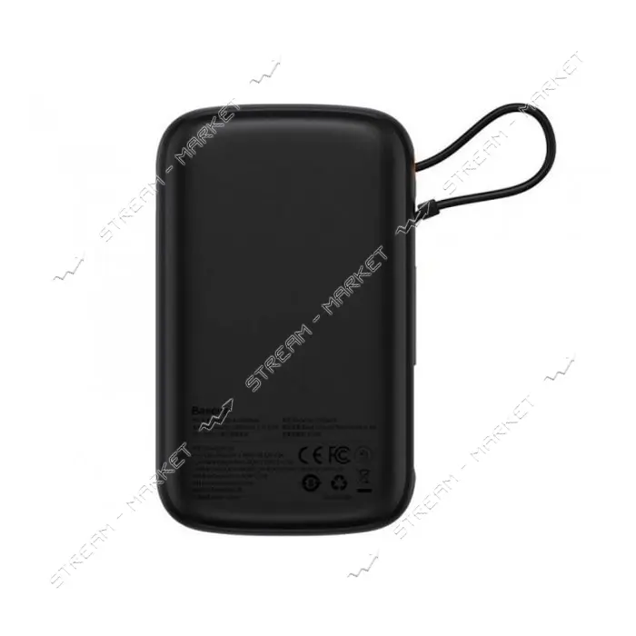 Портативное зарядное устройство Baseus Bipow Digital Display Lightning 20W 10000mAh черное