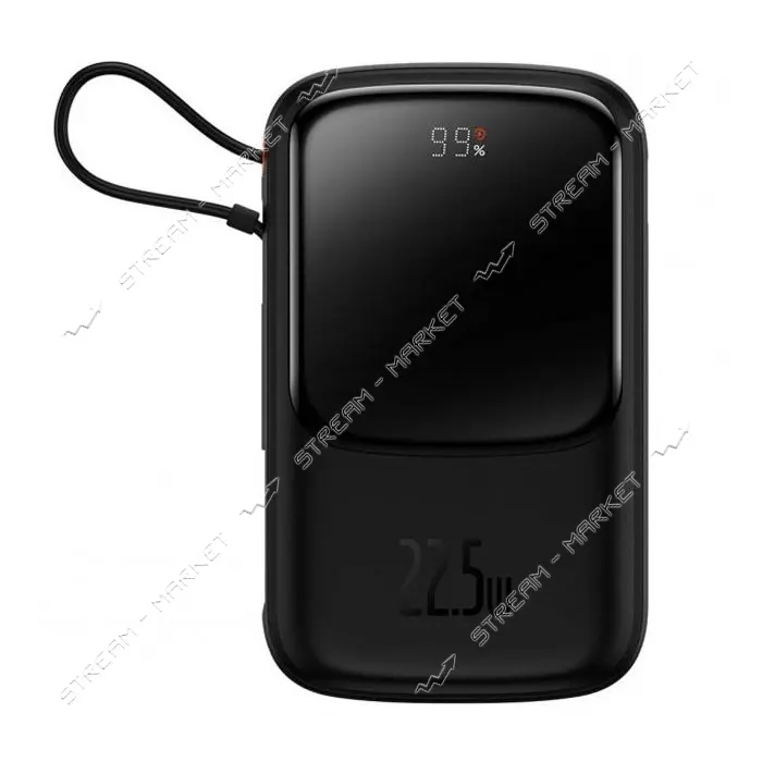 Портативное зарядное устройство Baseus Bipow Digital Display Type-C 22.5W 10000mAh черное