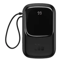 Портативное зарядное устройство Baseus Bipow Digital Display Lightning,20W 20000mAh черное          