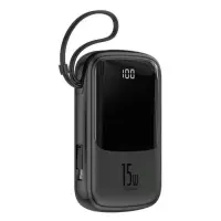 Портативное зарядное устройство Baseus Q pow Digital Display 3A 10000mAh черное                     