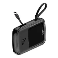 Портативное зарядное устройство Baseus Q pow Digital Display 3A Type-C Cable 10000mAh черное        