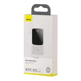 Портативное зарядное устройство Baseus Q pow Digital Display 3A Type-C Cable 10000mAh белое         