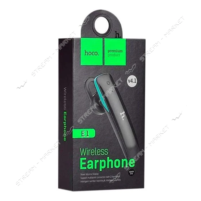 Bluetooth Гарнитура Hoco E1 черная                                                                  