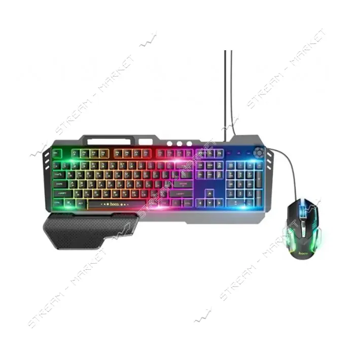 Игровой набор Hoco GM12 RGB черный