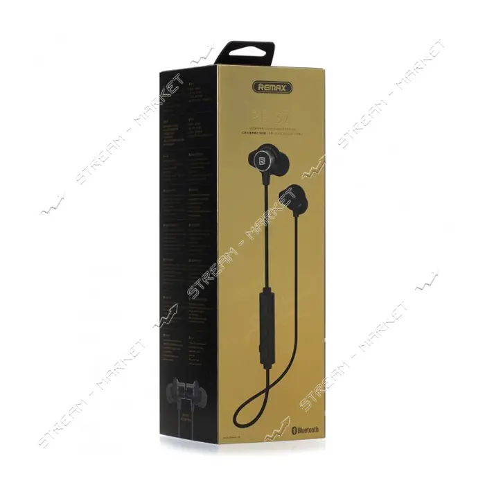 Bluetooth наушники Remax RB-S7 Sporty черные