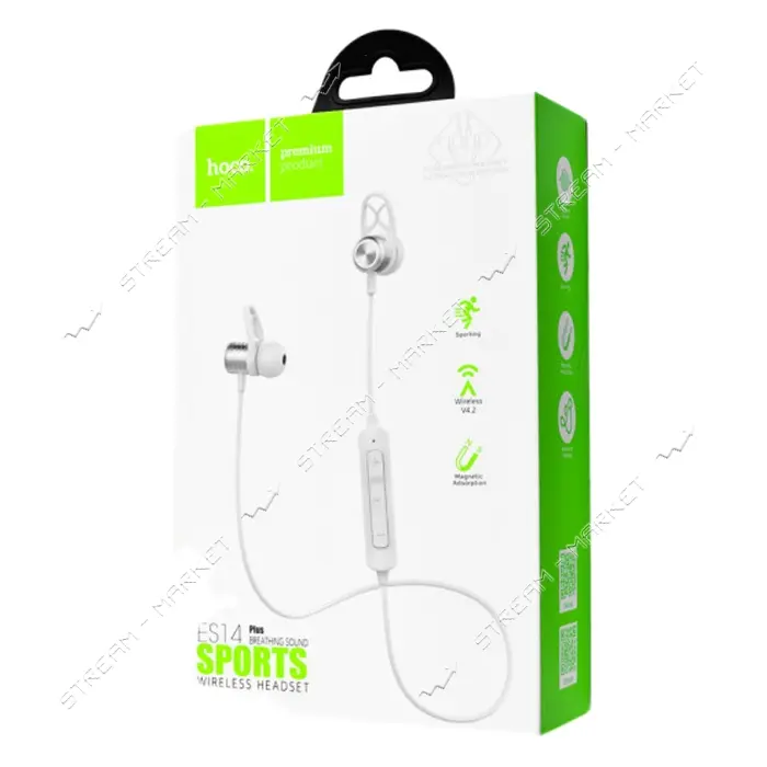 Bluetooth Наушники Hoco ES14 Plus Exquisite серебро                                                 
