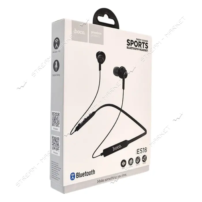Bluetooth Наушники Hoco ES18 Faery sound sports черные                                              